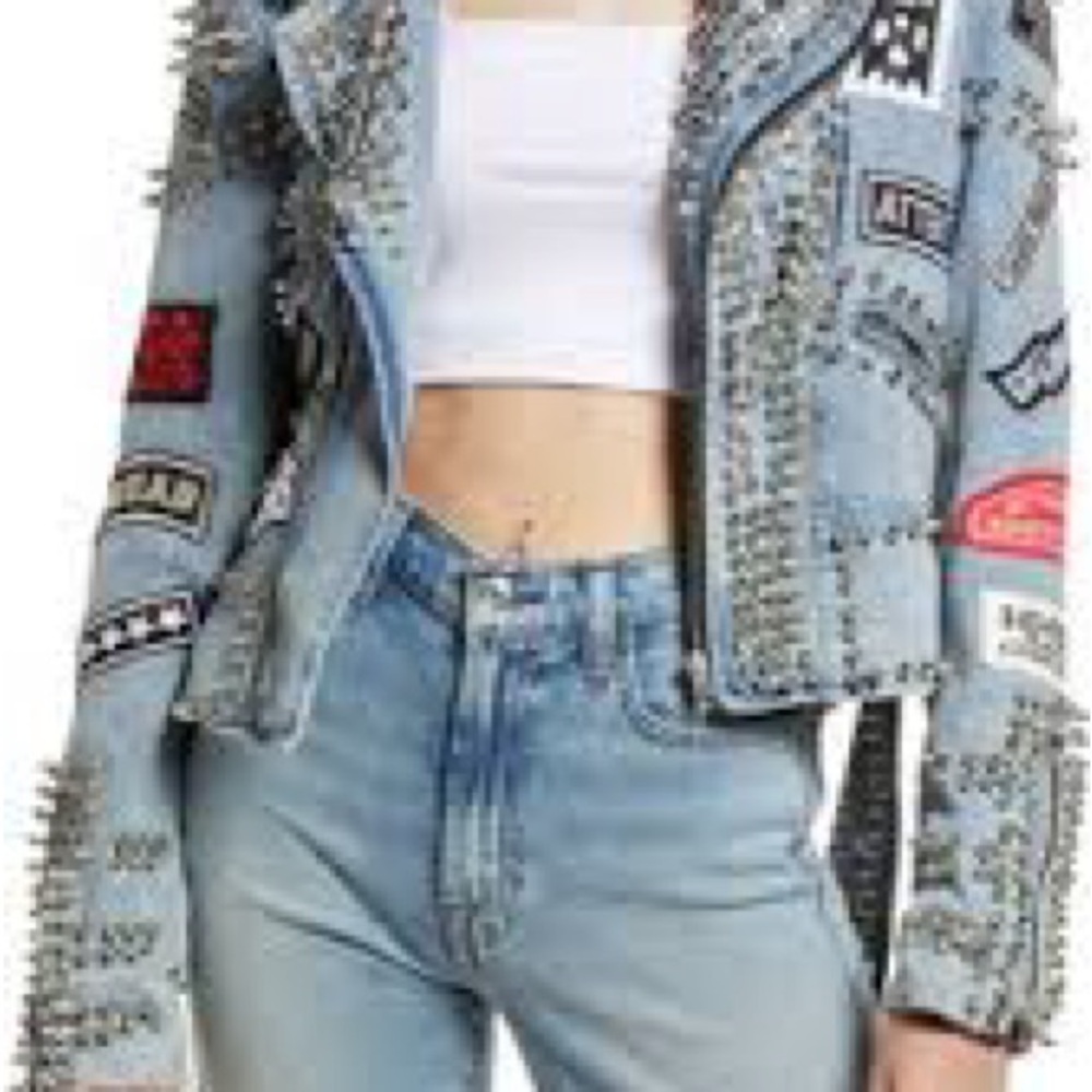 LOOKING for this Azelea Wang studded jacket